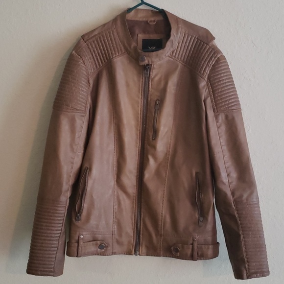 😎BROWN LEATHER JACKET
